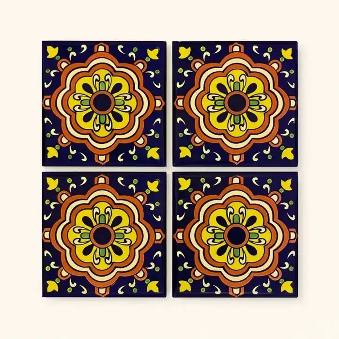 Amarillo Ceramico / Azul